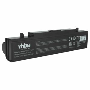 Bateria vhbw para Samsung - 6600 mAh 11.1 V Li-Ion (AA-PB9MC6B, AA-PB9MC6W, AA-PB9MC6S)