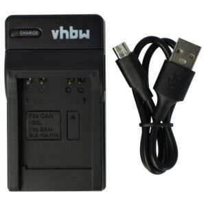 Carregador USB-C vhbw para Câmaras Silvercrest, Trust, HP, Zoom e outros - 0,5 A