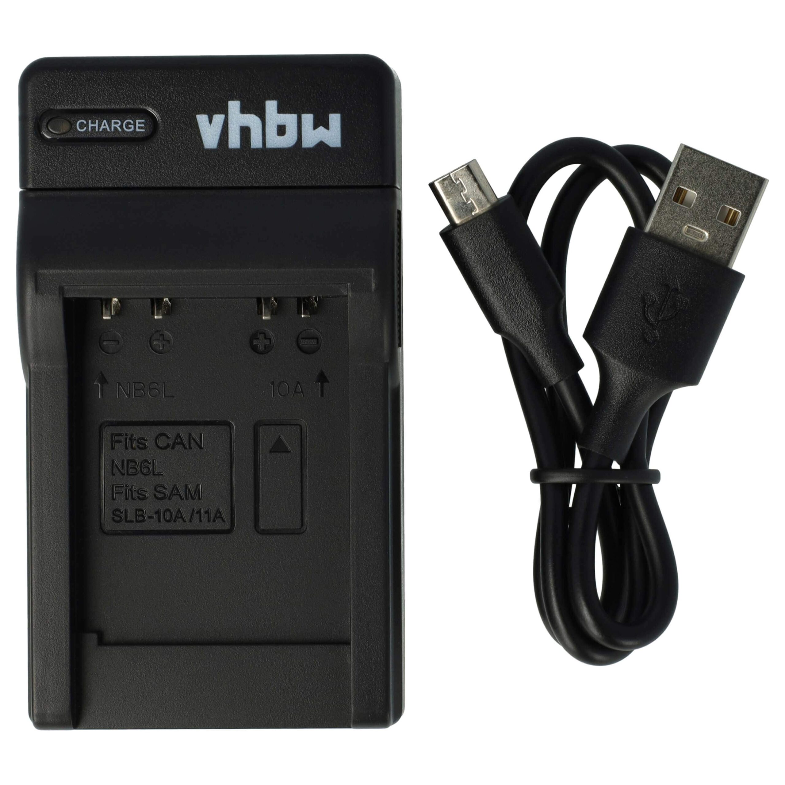 Carregador USB-C vhbw para Câmaras Silvercrest, Trust, HP, Zoom e outros - 0,5 A