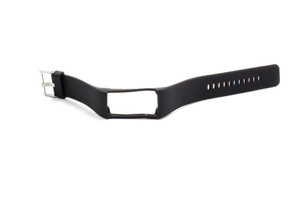 Bracelete de silicone para Polar Smartwatch - 24 cm, 23 mm, preto