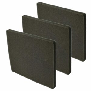 3x Filtro de Escape / Filtro de Esponja vhbw para Aspirador Electrolux (substitui 1180215012)