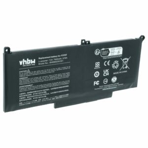 Bateria vhbw para Portátil Dell - 7500 mAh 7.6V Li-Ion (Substitui 451-BBYE, 0F3YGT, 2X39G, 0MYJ96, 0F3YGTY, 0DM3WC)