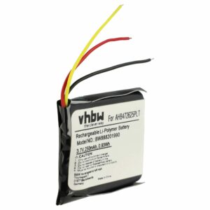Bateria para Auscultador Wireless Jabra - vhbw CP-GN650, AHB472625PLT, AHB682828PS 250 mAh 3.7 V Li-polymer