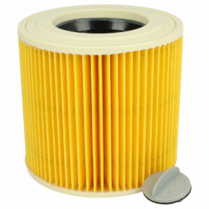 Filtro cartucho vhbw para aspirador TackLife / Kärcher 6.414-789.0, amarelo