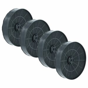 4x Filtro de Carvão Ativado vhbw Compatível com AEG, Zanussi, Electrolux e Outros