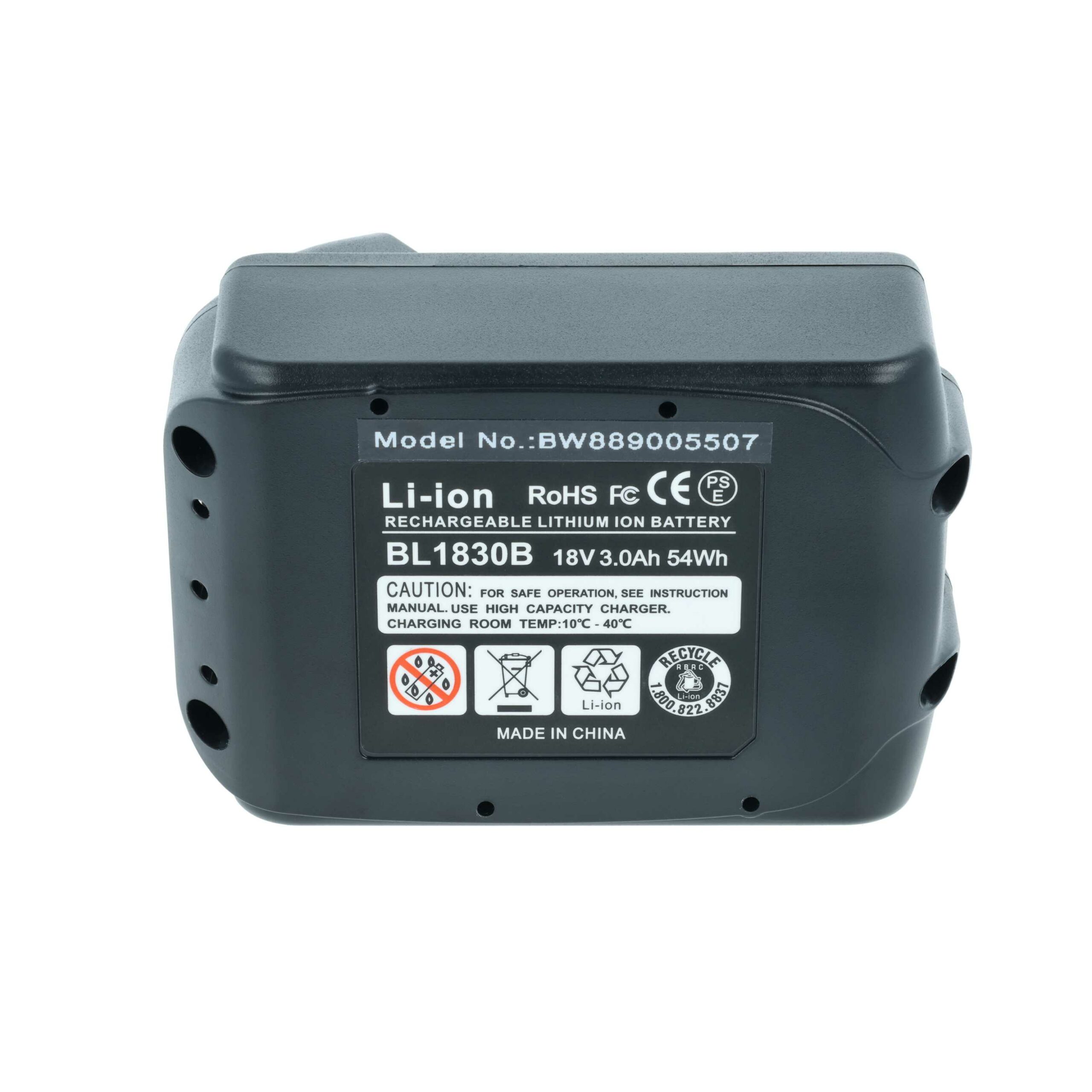 Bateria vhbw compatível com Makita BL1860B - 18 V, 3000 mAh, Li-Ion - Image 3
