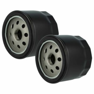 Conjunto 2x Filtro de Óleo vhbw compatível com Ariens 21397200, 08200204, Cub Cadet e outros
