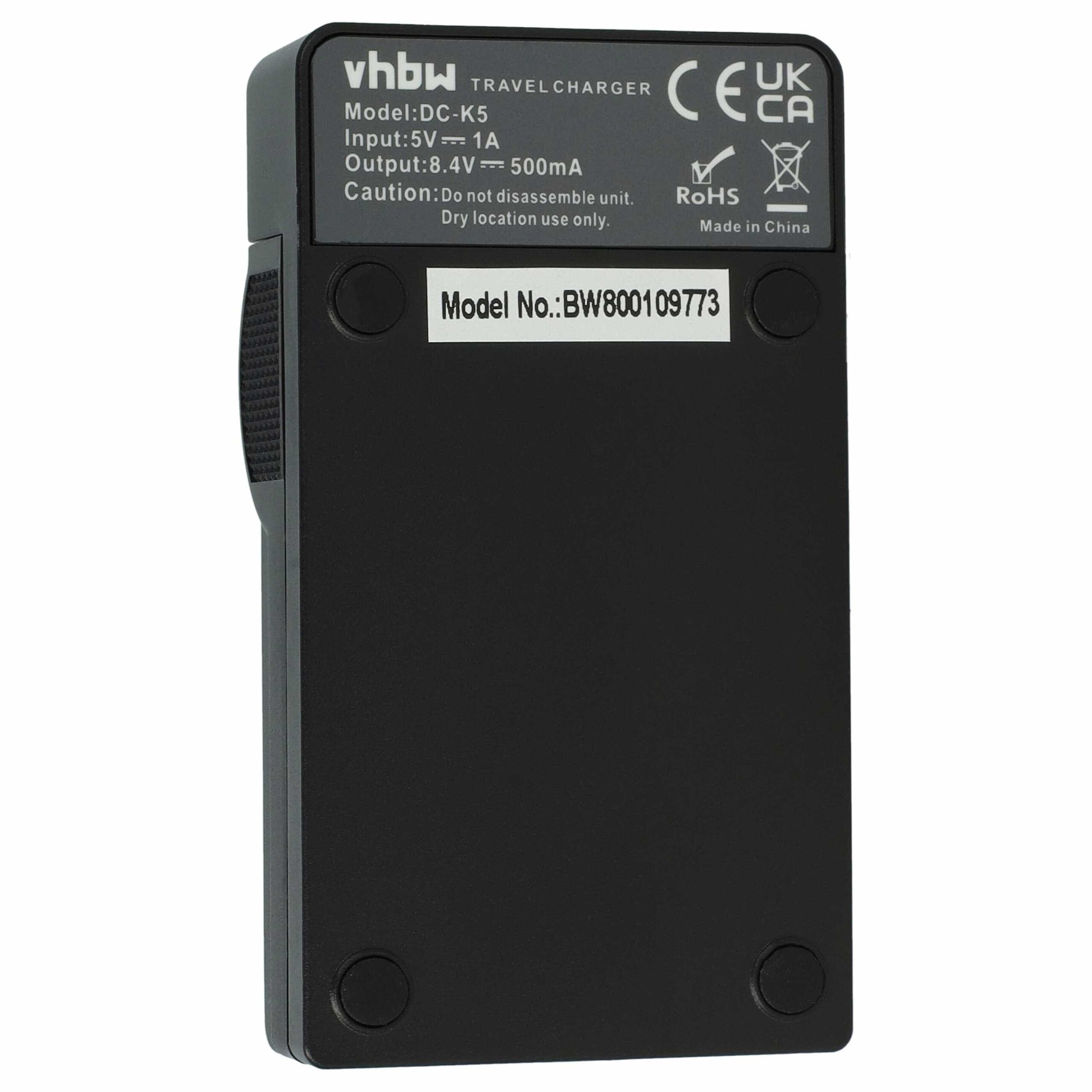 Carregador USB-C com Cabo para Baterias Nikon, Minolta e Câmaras Digitais - 0.5 A vhbw - Image 4