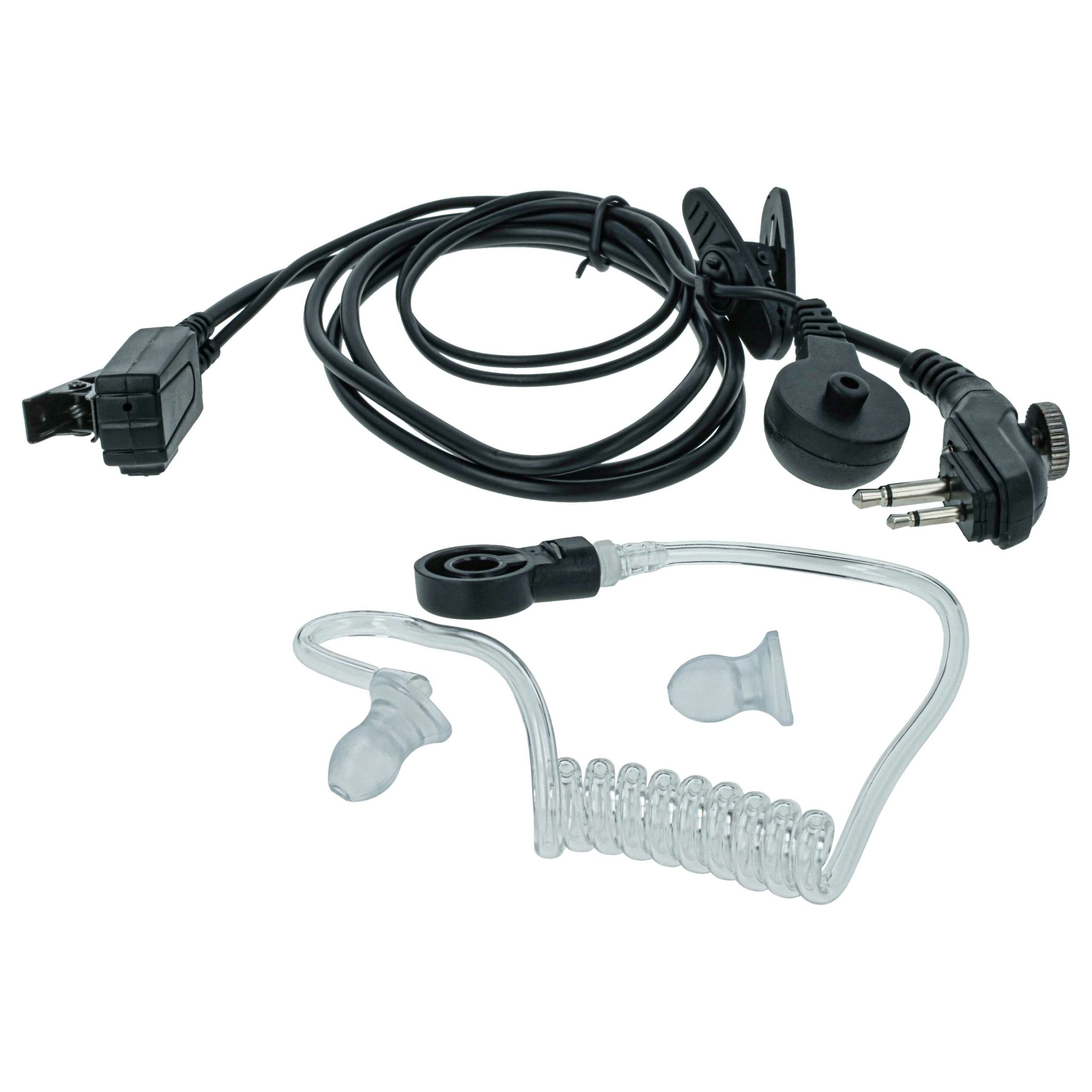 Auricular de Segurança para Rádios Hytera/Hyt PD500 - com Microfone PTT, Clip e Cabo - Image 2