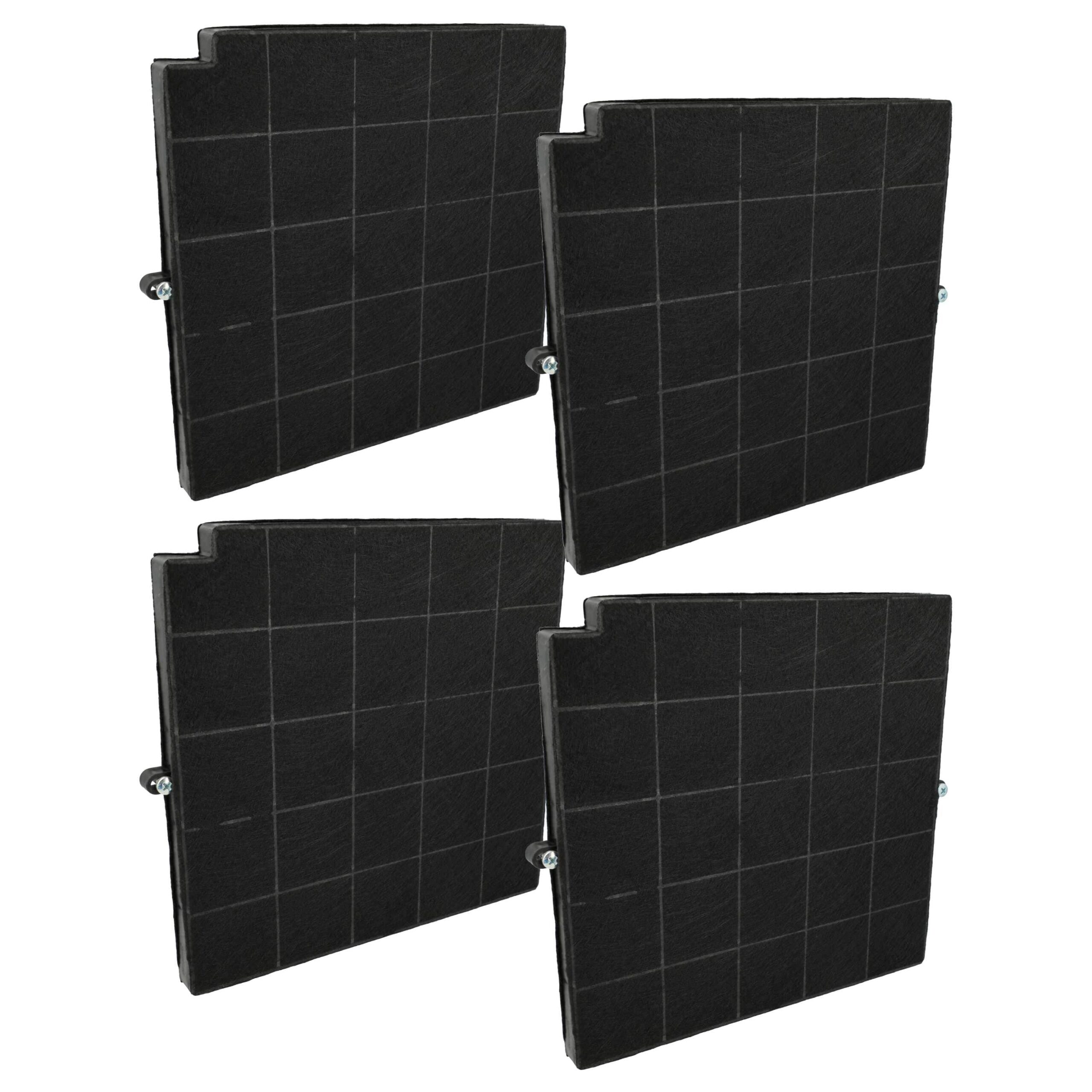 Filtro de Carvão Ativado vhbw para Exaustor AEG - Substituição Airforce AFCFCAF16CS (4 unidades)
