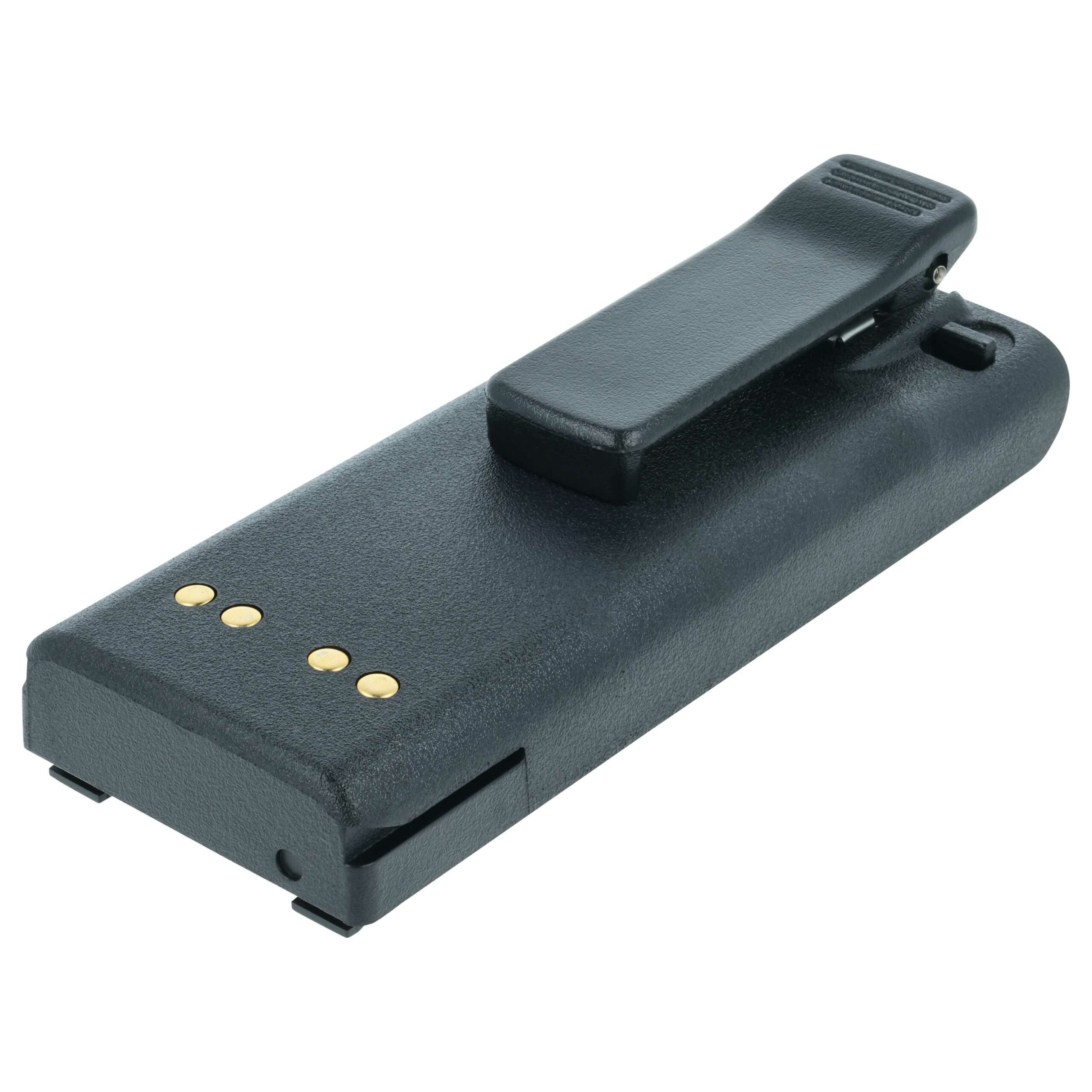 Bateria vhbw para Rádio Motorola NTN7143 - 2500 mAh 7.5V NiMH + Clip (Pack 2 Unidades) - Image 2