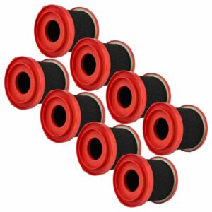 8 Filtros de Substituição vhbw para Aspiradores Milwaukee 4932478802, 4932479806, 49-90-2015