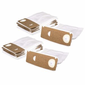 Pack 20x Sacos para Aspirador vhbw compatível Menalux 6971P Vorwerk - microfleece
