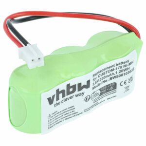 Bateria de Substituição vhbw para Oregon Scientific CUSTOM-178, 25AAH3BMX-2 - 350 mAh 3.6 V NiMH