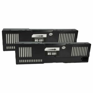 2x Recipiente de Tinta Residual vhbw compatível com Canon MC-G01, 4628C001 - Preto