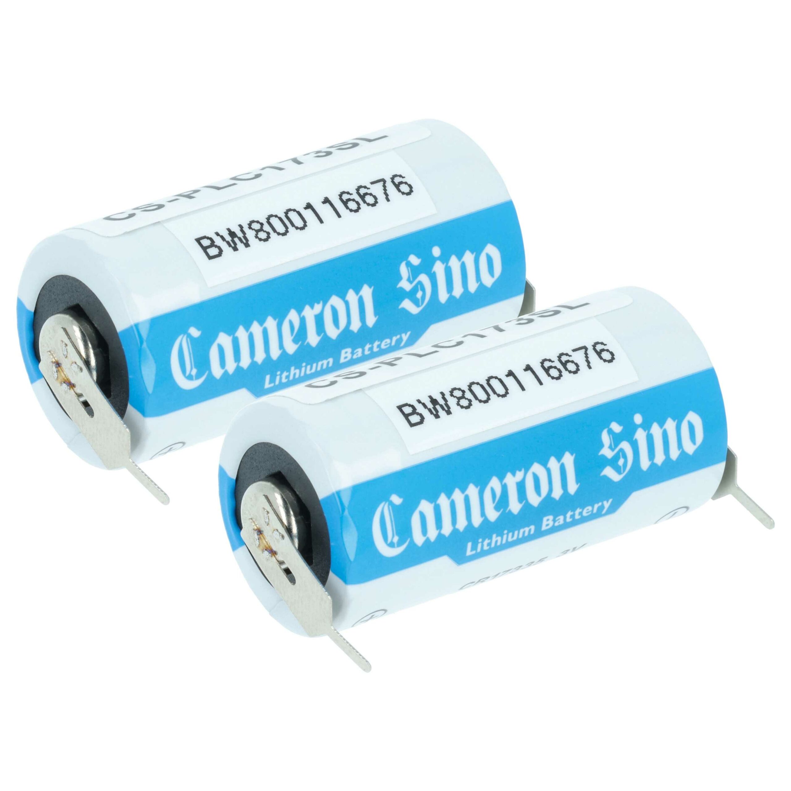 Bateria vhbw 2x para Controlador CNC Panasonic BR-2/3AG, BR17335 - 1450 mAh 3 V Li-MnO2