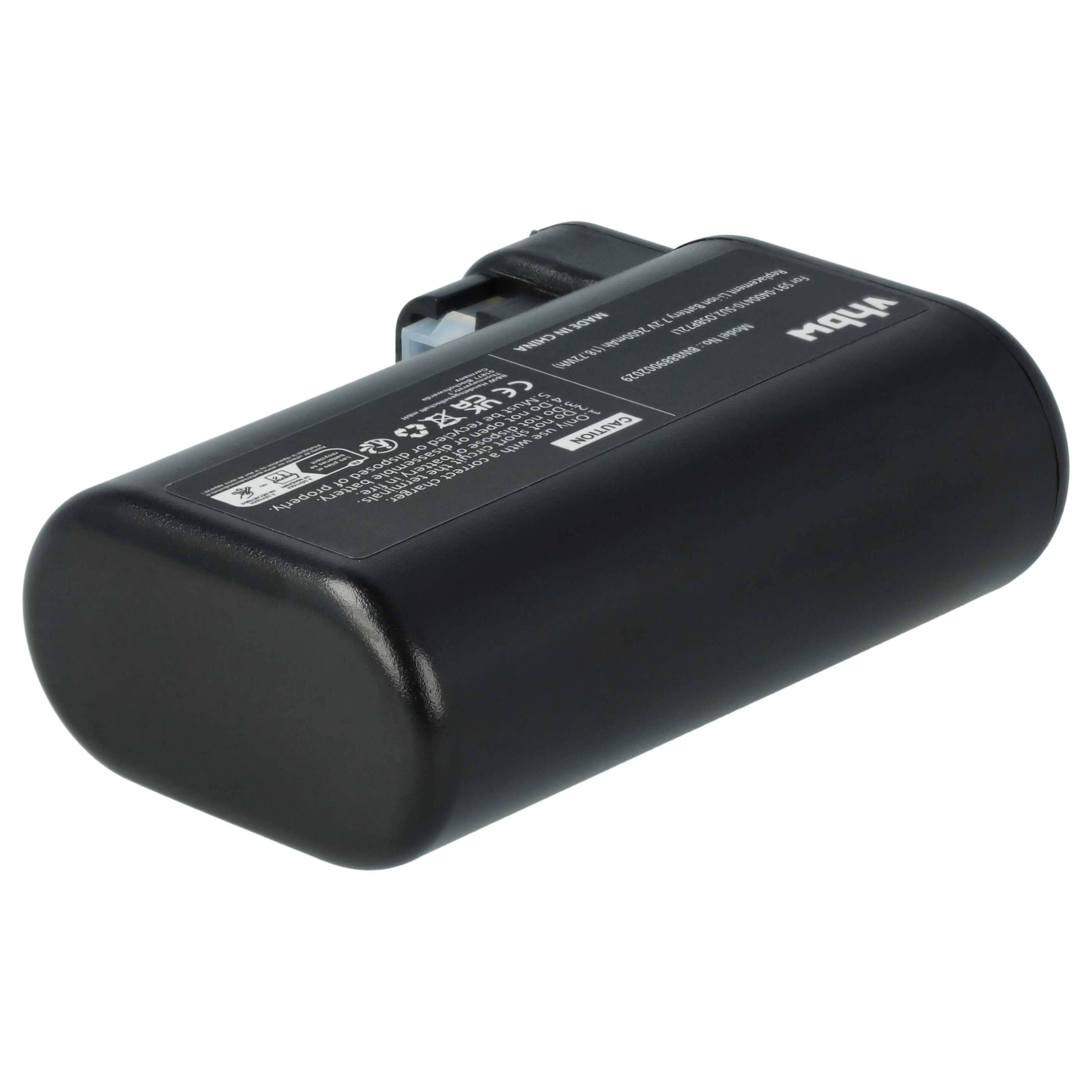 2x Bateria compatível AEG S91-0400410-SU2, OSBP72LI para Electrolux - 2600mAh, 7.2V, Li-Ion - Image 4