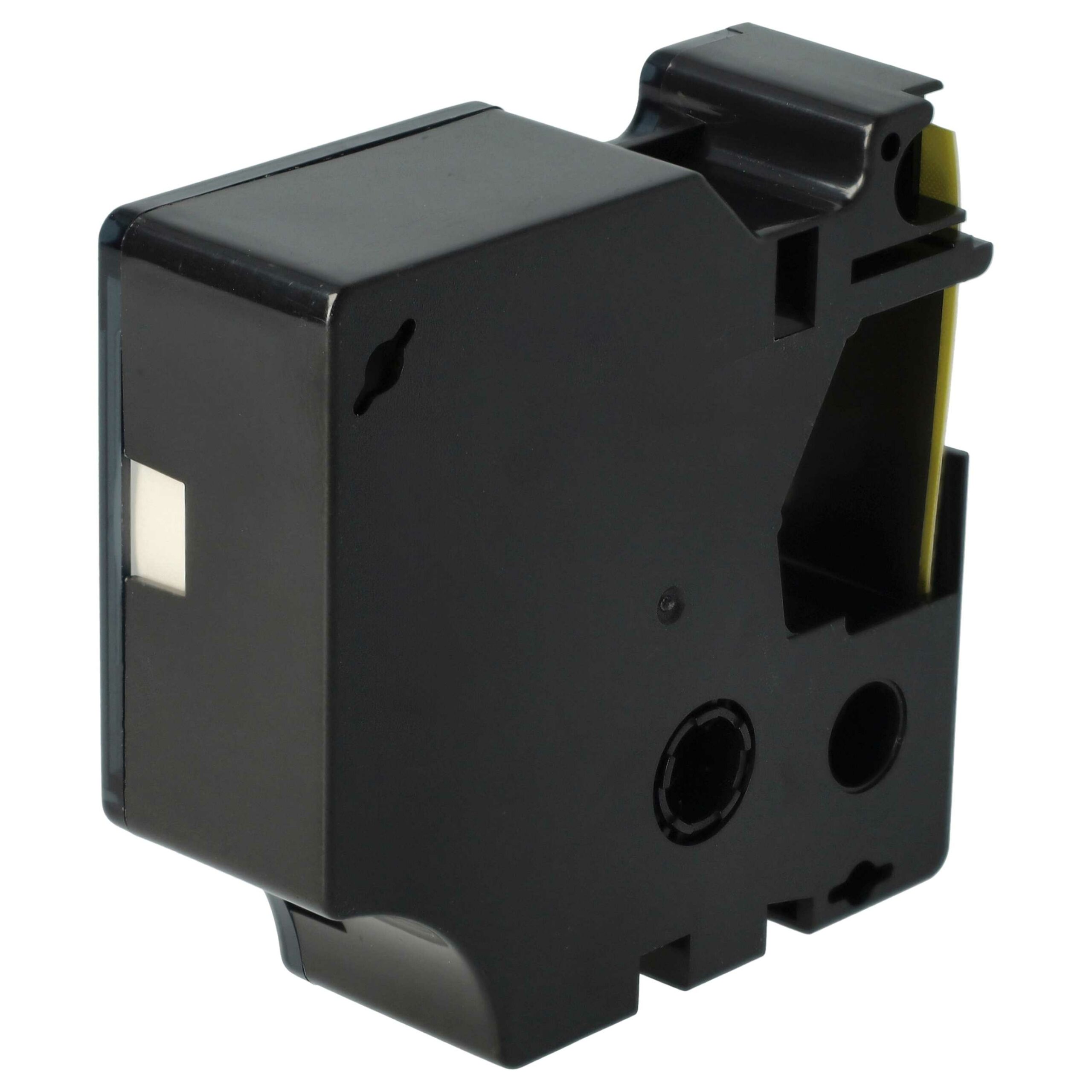 Fita de etiquetas compatível com Dymo 18491 - 19 mm Preto sobre Amarelo, Nylon vhbw - Image 2
