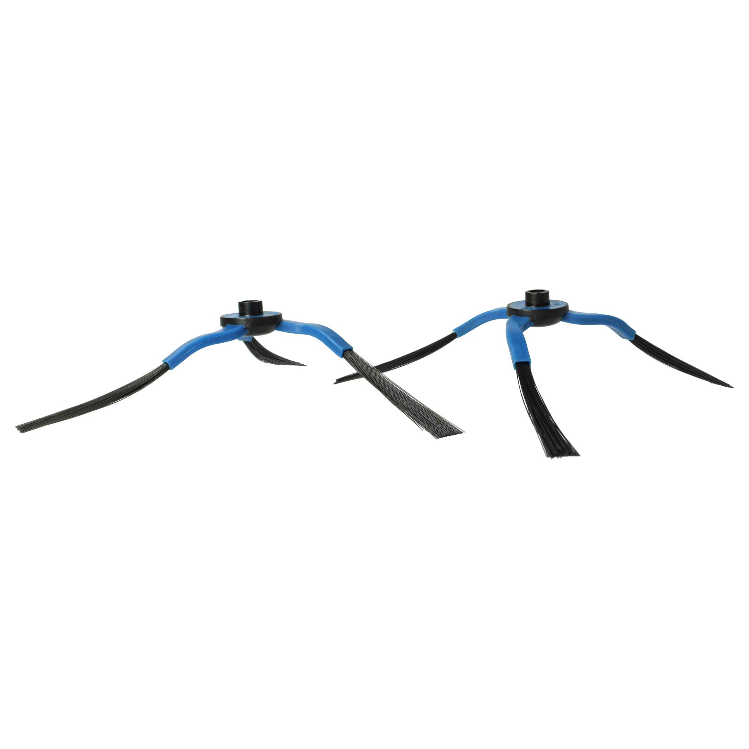 2x Escovas Laterais para Aspirador Robot Samsung SR87xx - 3 Braços, Preto e Azul - Image 4