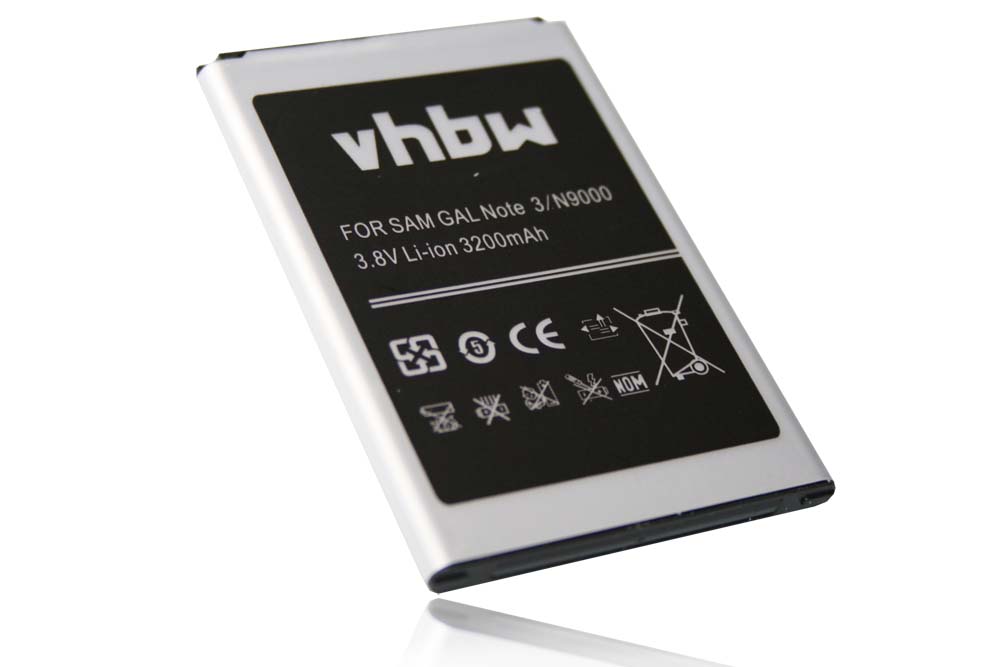 Bateria para Samsung B800, B800BE, B800BK, B800BU - 3200 mAh 3.8 V Li-Ion vhbw
