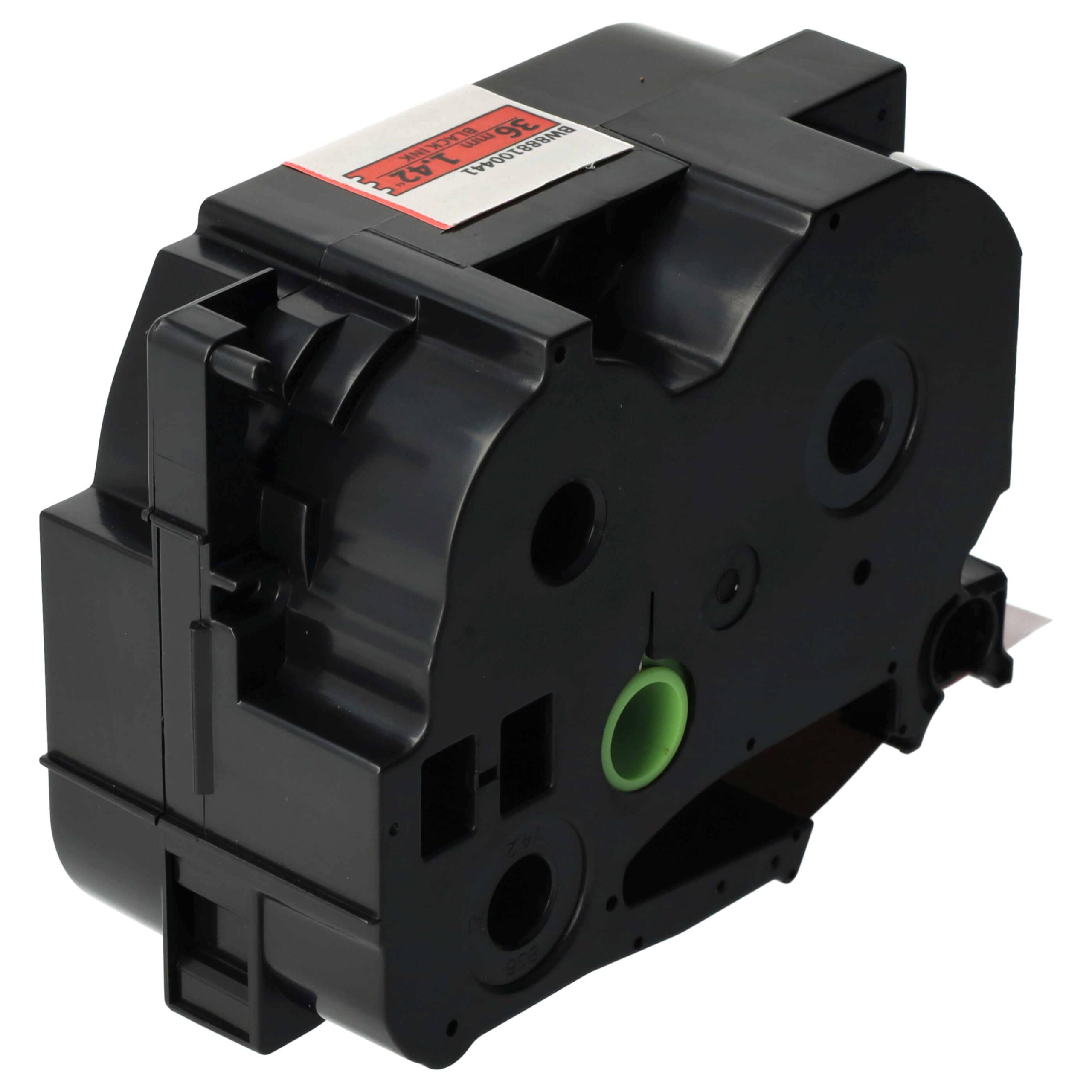 Fita de Etiquetadora compatível com Brother TZE-S461 - 36 mm Preto em Vermelho, Resistência Extra - Image 4