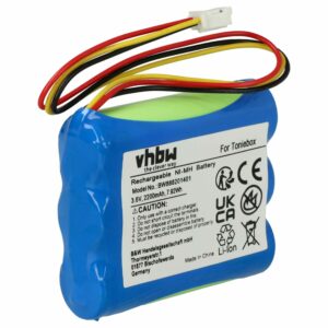 Bateria compatível Toniebox - 2200 mAh 3.6 V NiMH vhbw