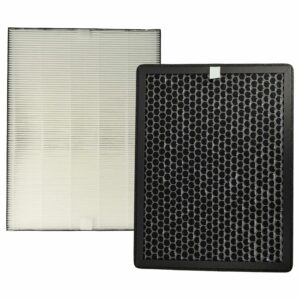 Conjunto de 2 Filtros para Purificador de Ar Philips FY2422/30 - Filtro HEPA e Carvão Ativado vhbw