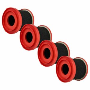 4x Filtros de Substituição para Aspiradores Milwaukee vhbw - Compatível 4932478802, 4932479806, 49-90-2015