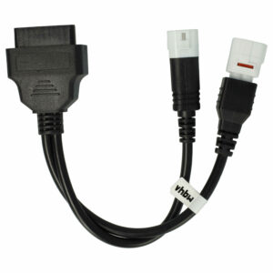 Adaptador OBD2 3 Pinos e 4 Pinos para OBD 2 16 Pinos - Yamaha 2016-2019