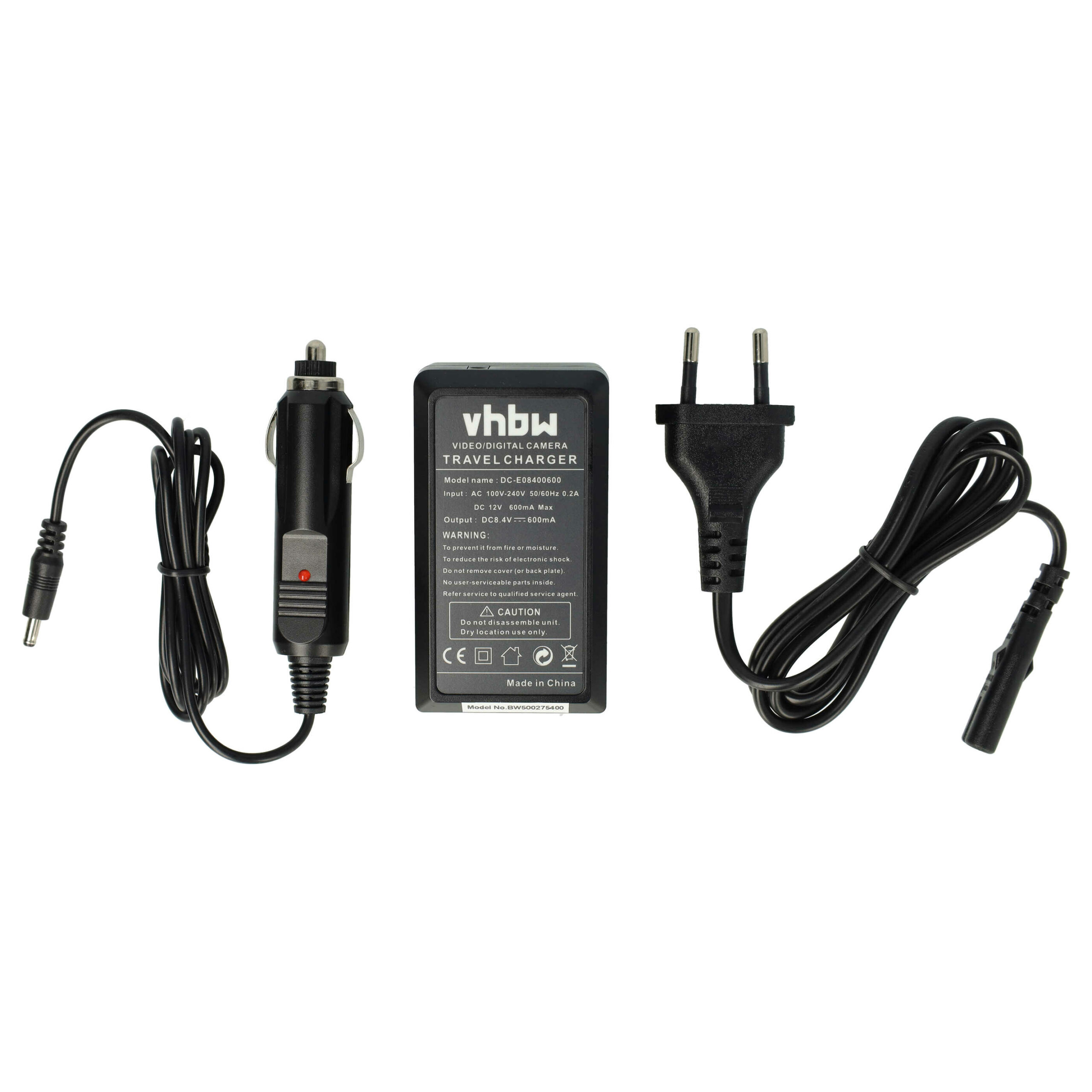 Carregador para Câmaras Hitachi e Panasonic HS100 - 8.4 V, 0.6 A vhbw - Image 2