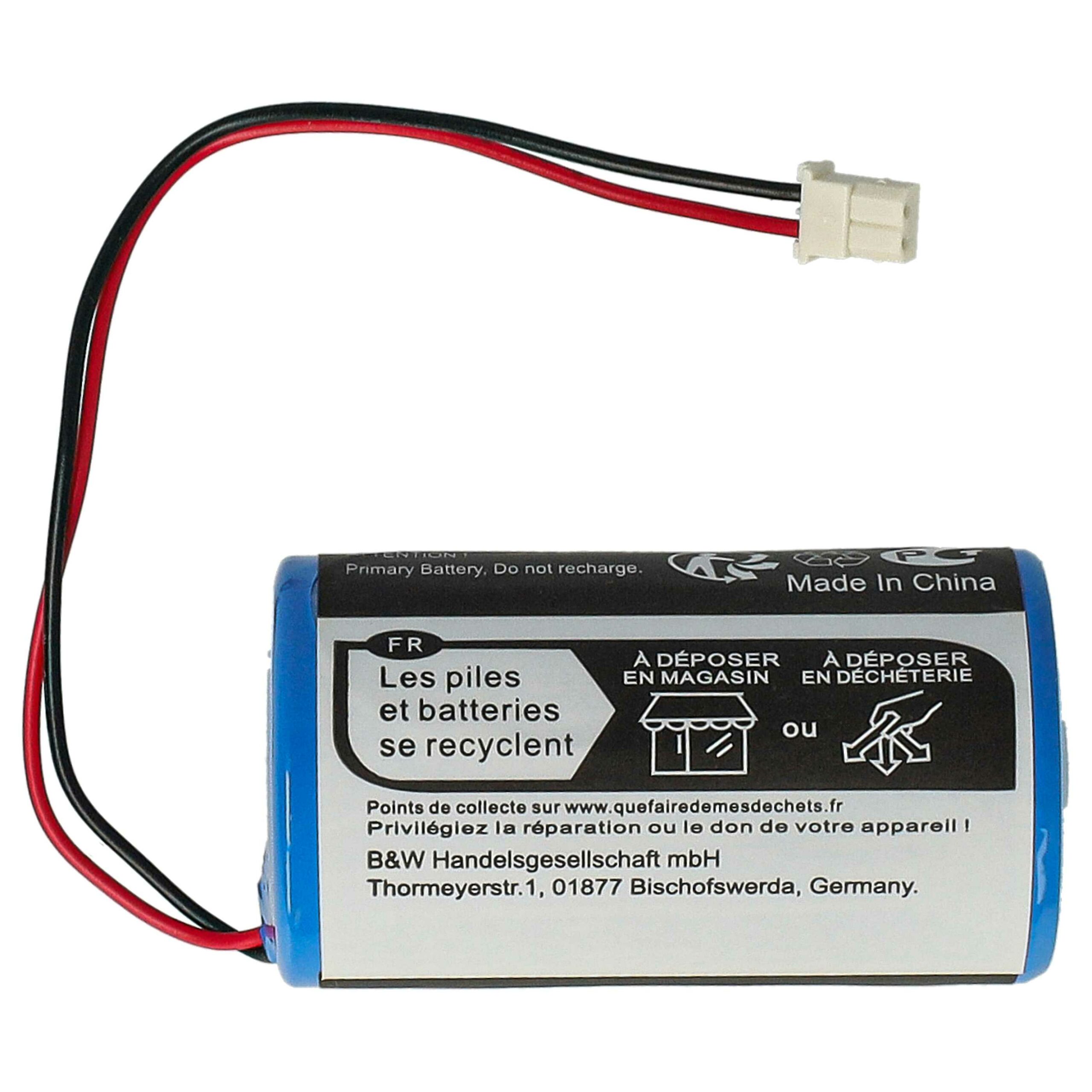 Bateria vhbw 2x compatível Visonic 0-9912-K, ER34615M, 88030498 - 14500 mAh 3.6V Li-SOCl2 - Image 4