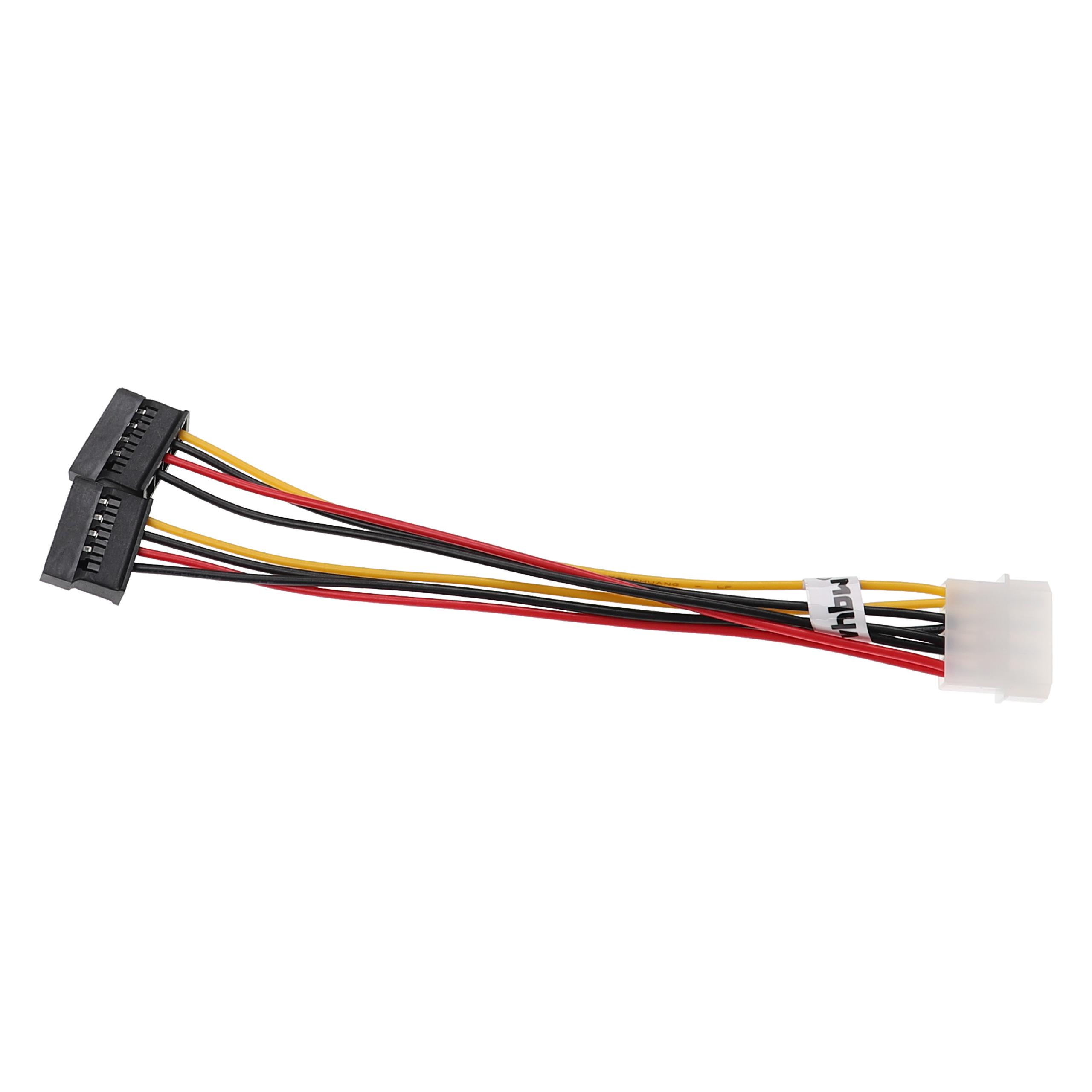 Cabo de Alimentação para 2x Conectores SATA - Cabo Y, 19,5 cm