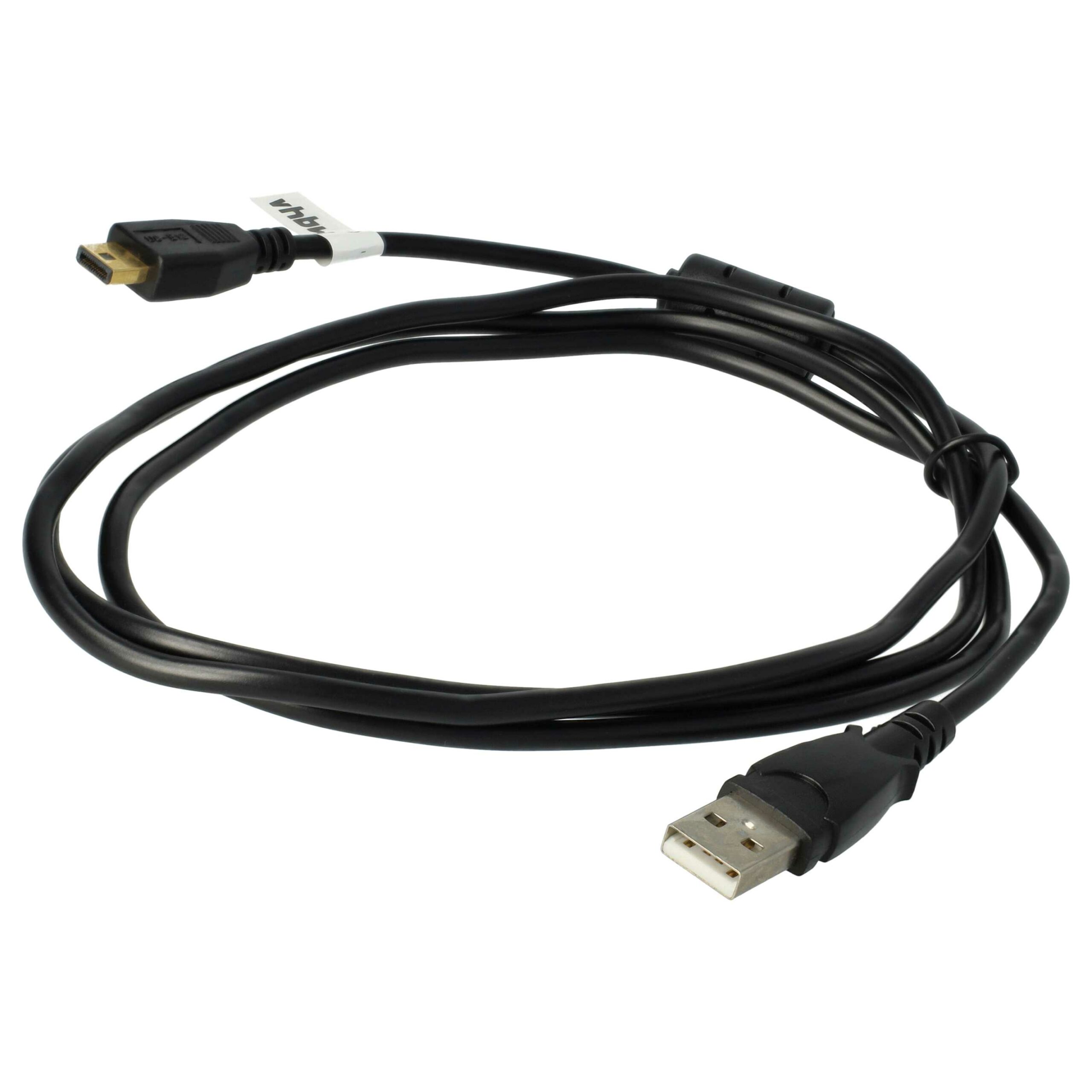 Cabo USB vhbw compatível com Nikon UC-E12 para câmaras Nikon - 13,4 cm