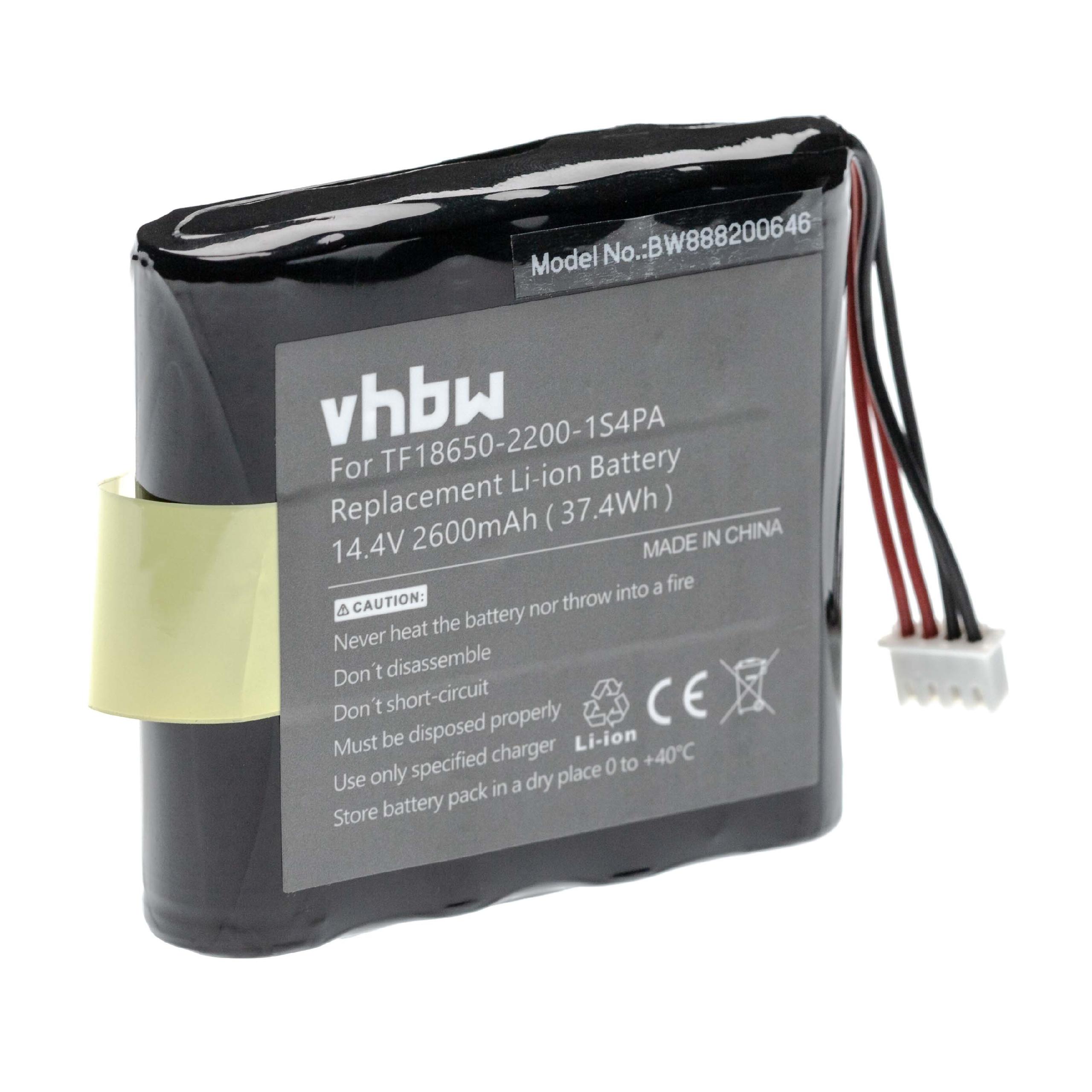 Bateria para Marshall Kilburn - Li-Ion 2600 mAh (substitui TF18650-2200-1S4P) - Image 2