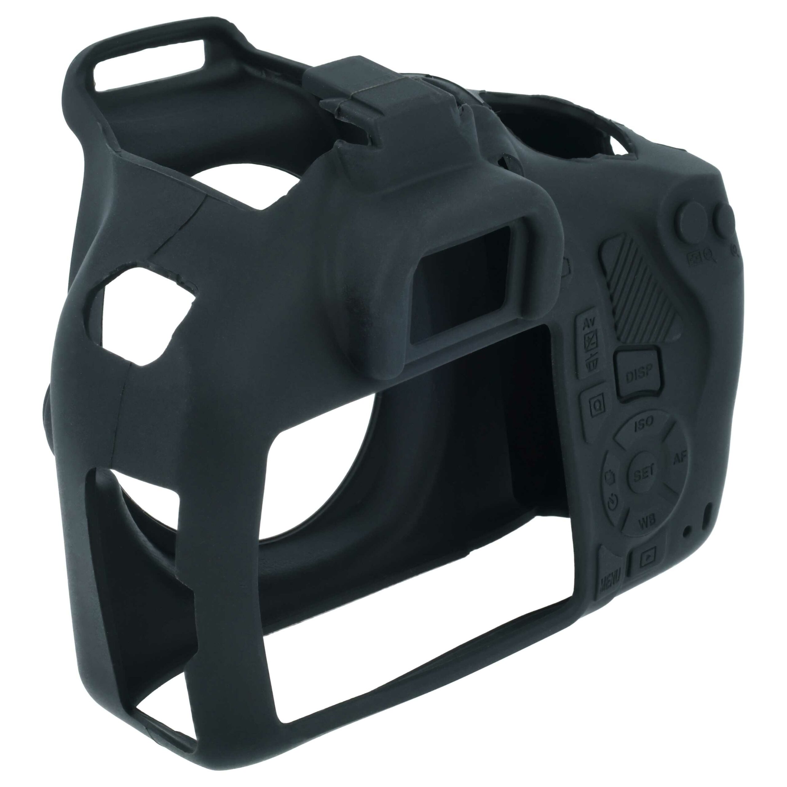 Capa Protetora em Silicone para Canon EOS Kiss X80 - Preta - Image 2