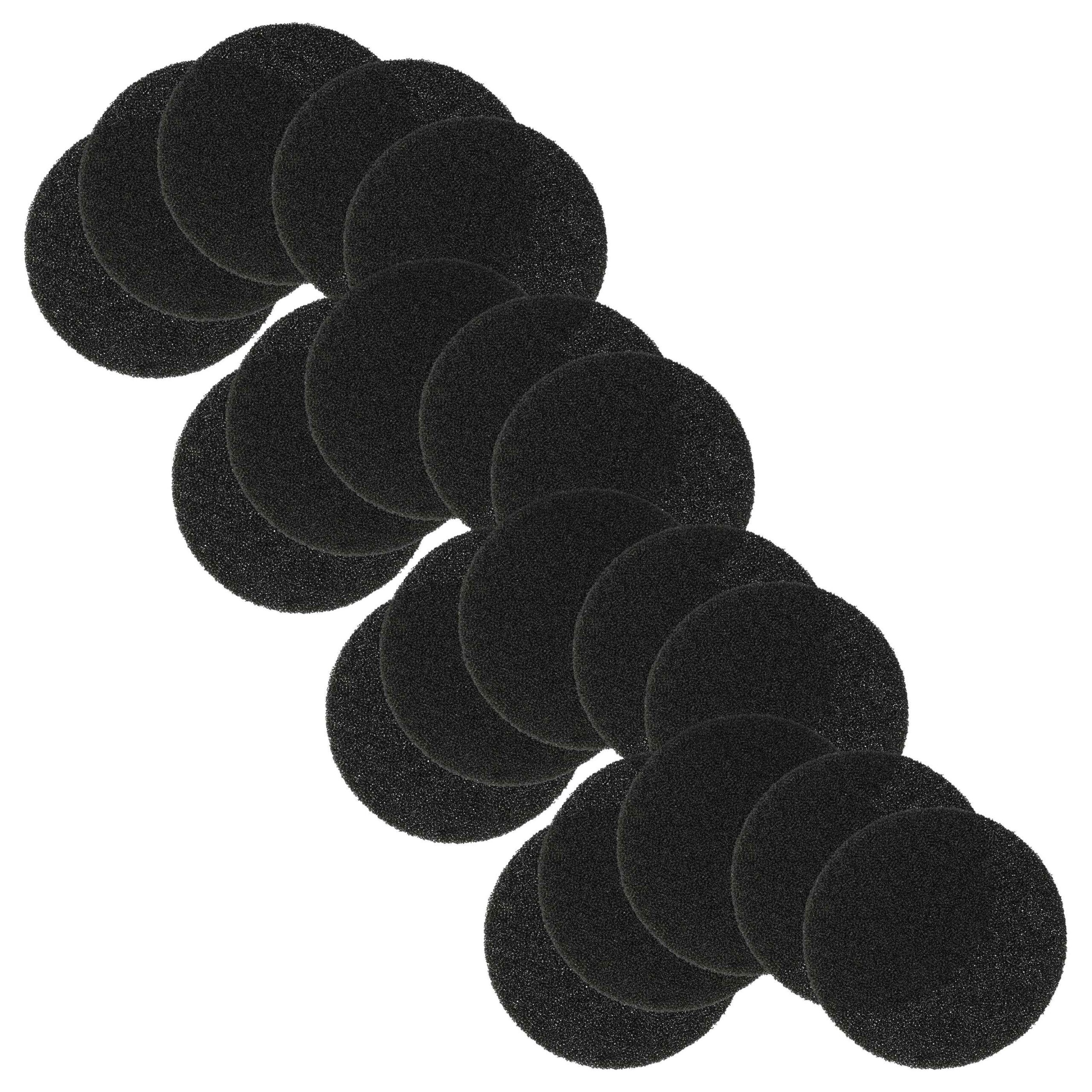 20x Filtro de Ar para Junkers 7738112111 - Classe G2, Lavável, Preto - vhbw