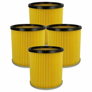 4x Filtro de Substituição vhbw para Aspiradores Kärcher e Dewalt - Referências 6.414-354.0, 6.414-335.0