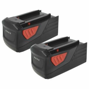 2x Bateria compatível Hilti B36, B36V, 2203932, 418009 - 5000 mAh, 36 V, Li-Ion