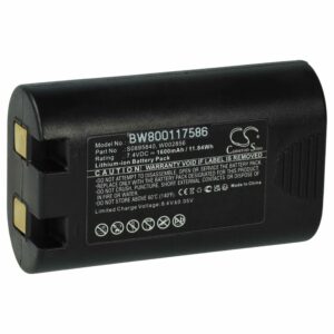 Bateria vhbw para impressora 3M PL-200-BAT - 1600 mAh 7.4 V Li-Ion