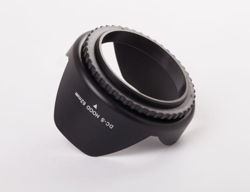 Parasol de Objetiva para Lentes 62 mm, Plástico Preto vhbw - Image 2