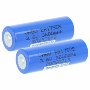 Bateria vhbw 2x ER17505 Li-MnO2 3600 mAh 3.6 V