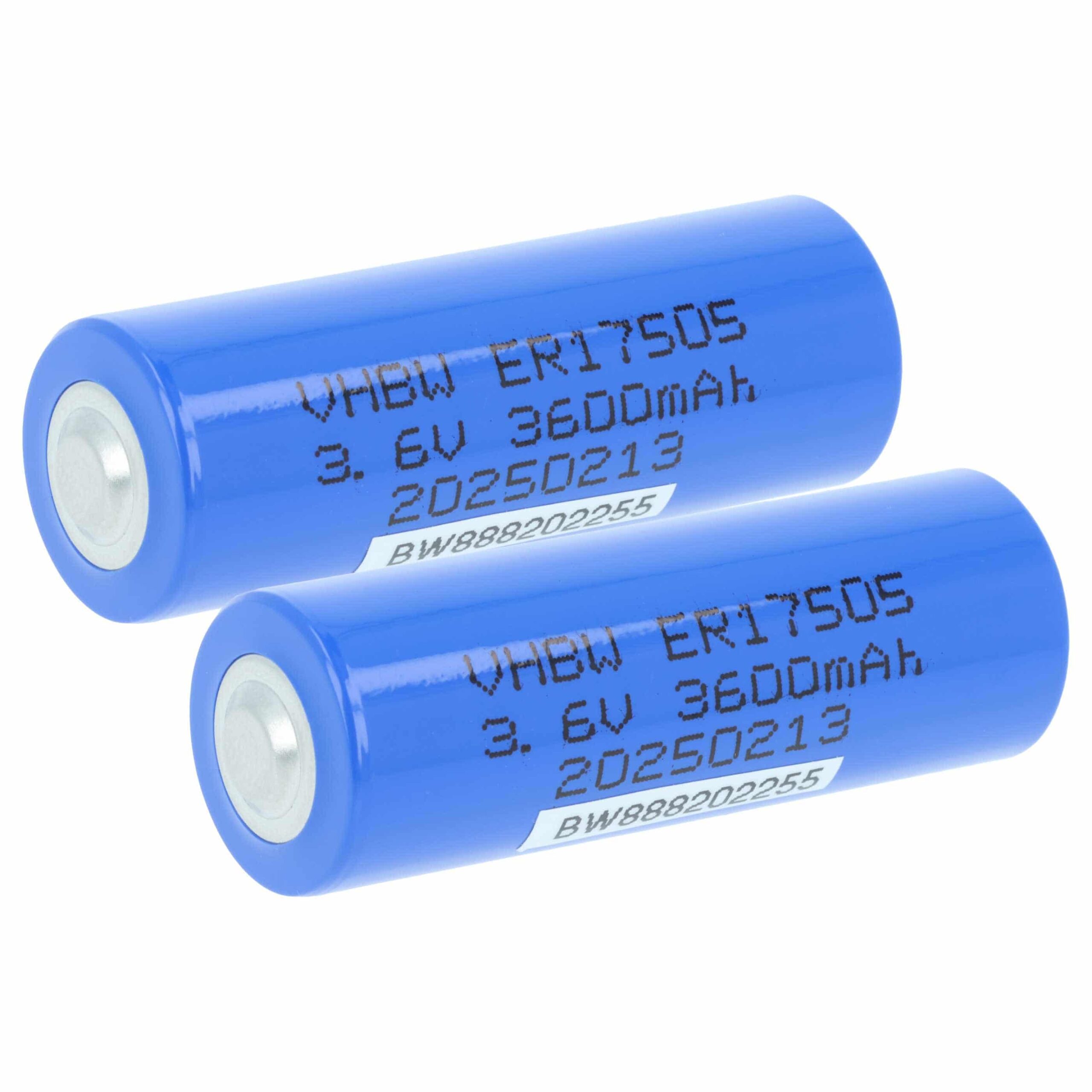Bateria vhbw 2x ER17505 Li-MnO2 3600 mAh 3.6 V