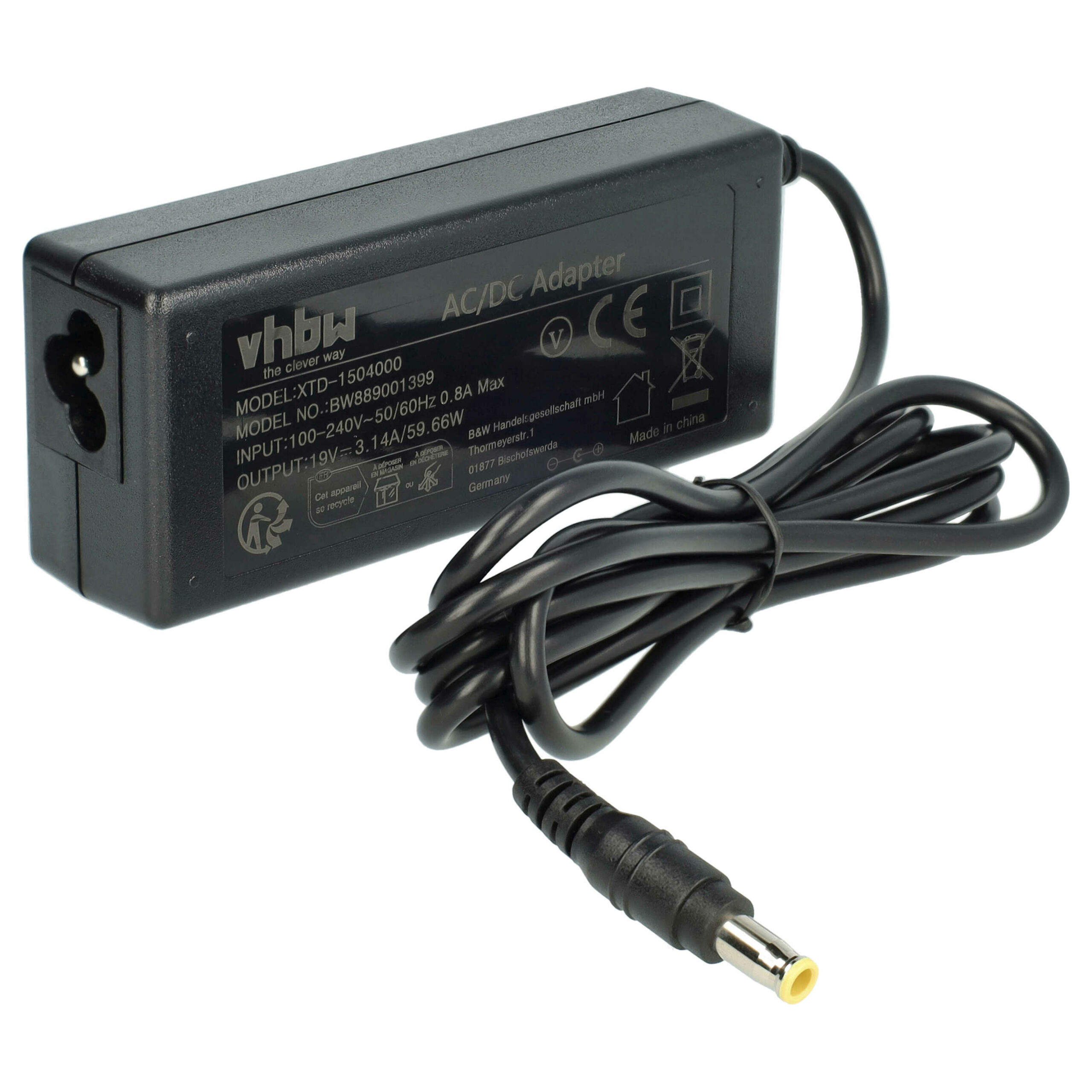 Adaptador de Alimentação para Estação de Carregamento Yujin Robot (Substitui Samsung AD-6019) - vhbw - Image 3