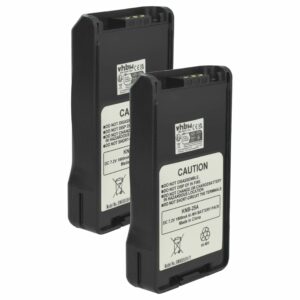 Bateria vhbw 2x para Rádio Kenwood KNB-24L, KNB-24LX, KNB-25A, KNB-24, KNB-24Li, KNB-25 - 1800 mAh 7.2 V NiMH
