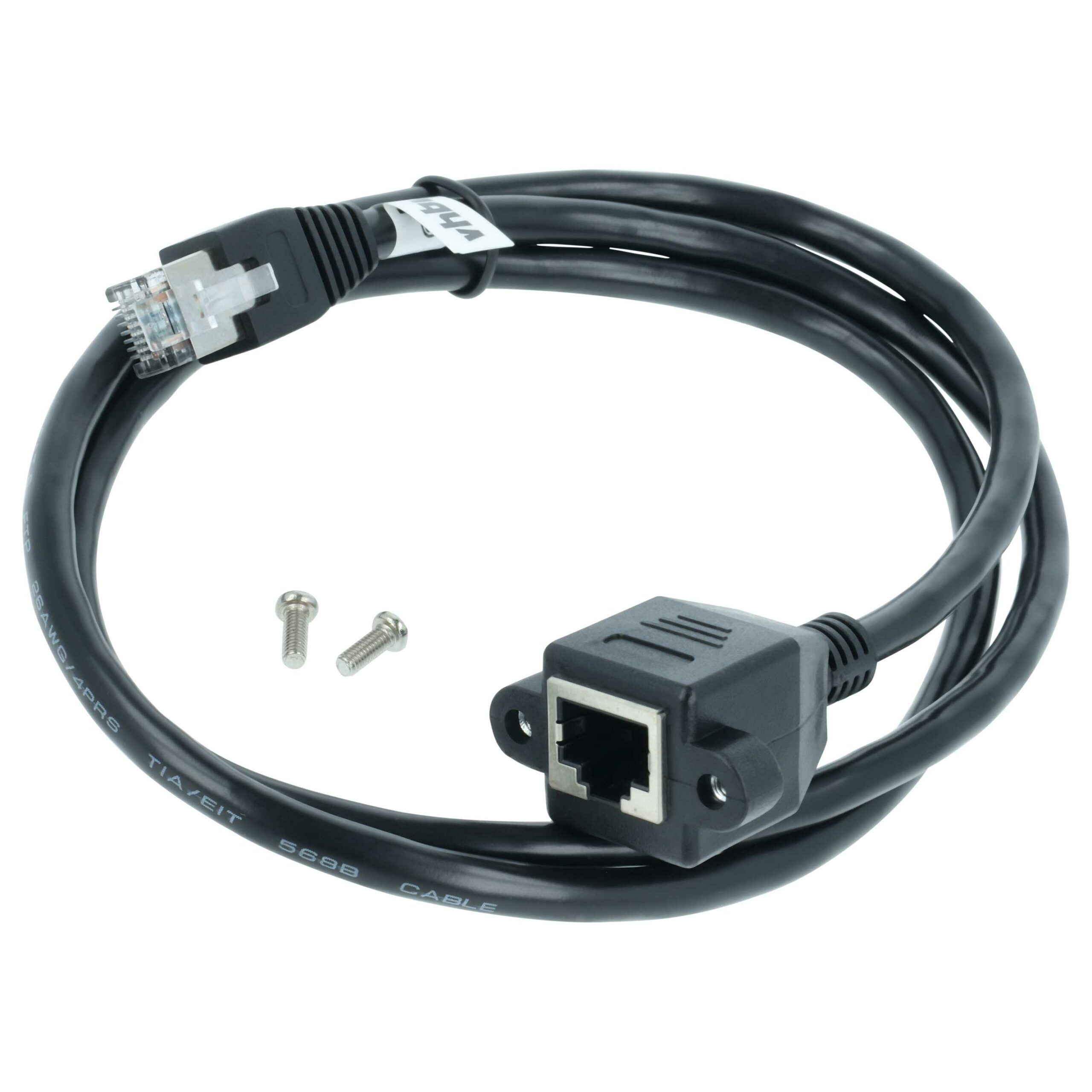 Cabo de Extensão Cat6 RJ45 Macho para Fêmea - Ethernet LAN 1 m vhbw