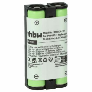 Bateria para Headset Wireless Sony 9-885-216-12, 9-885-216-11, 9-885-218-43 - 700 mAh 2.4 V NiMH