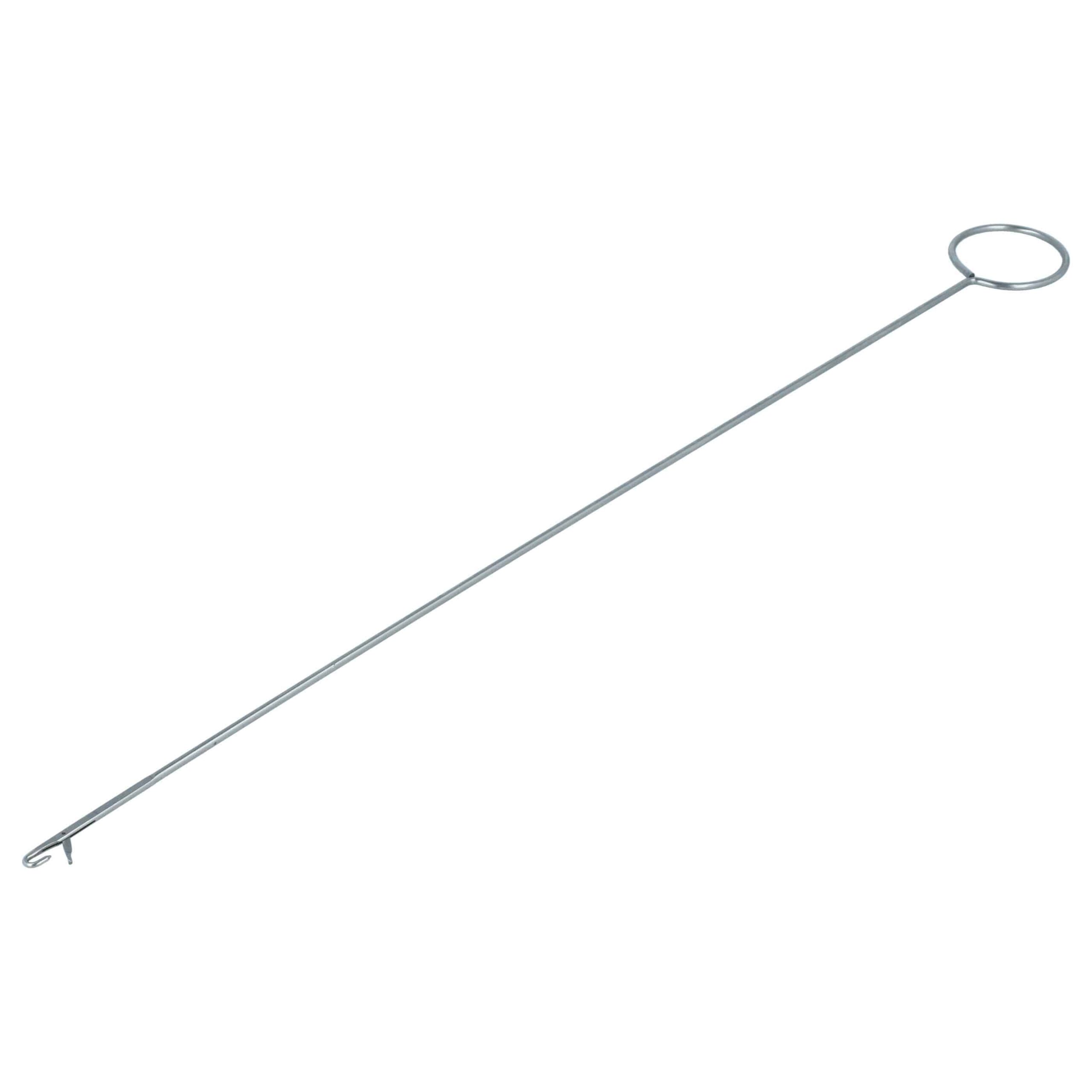 vhbw Agulha de Virar com Gancho - Agulha de Puxar Extra Comprida (26,5 cm), Metal