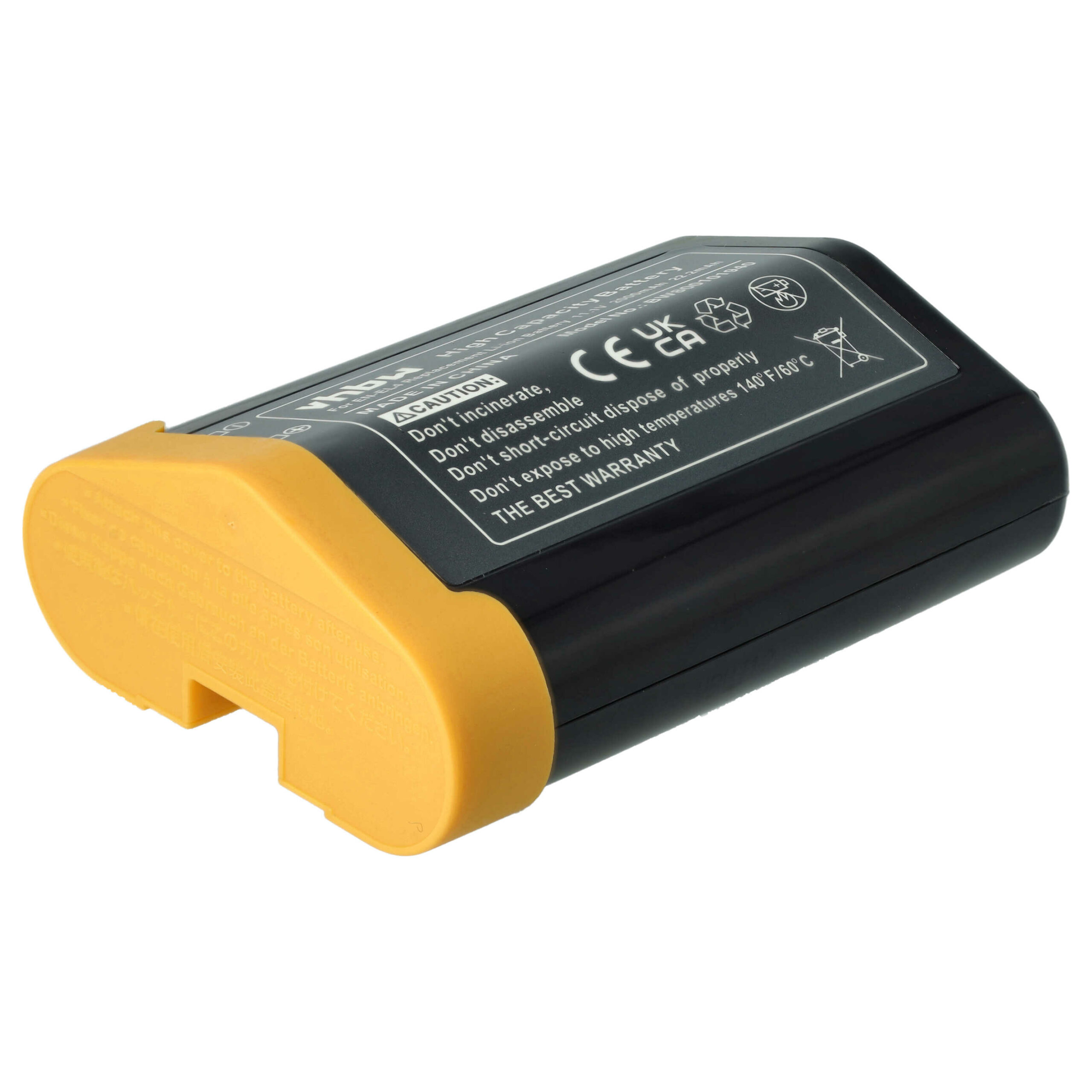 2x Bateria vhbw para Nikon EN-EL4, EN-EL4a - 2000mAh, 11.1V, Li-Ion - Image 4