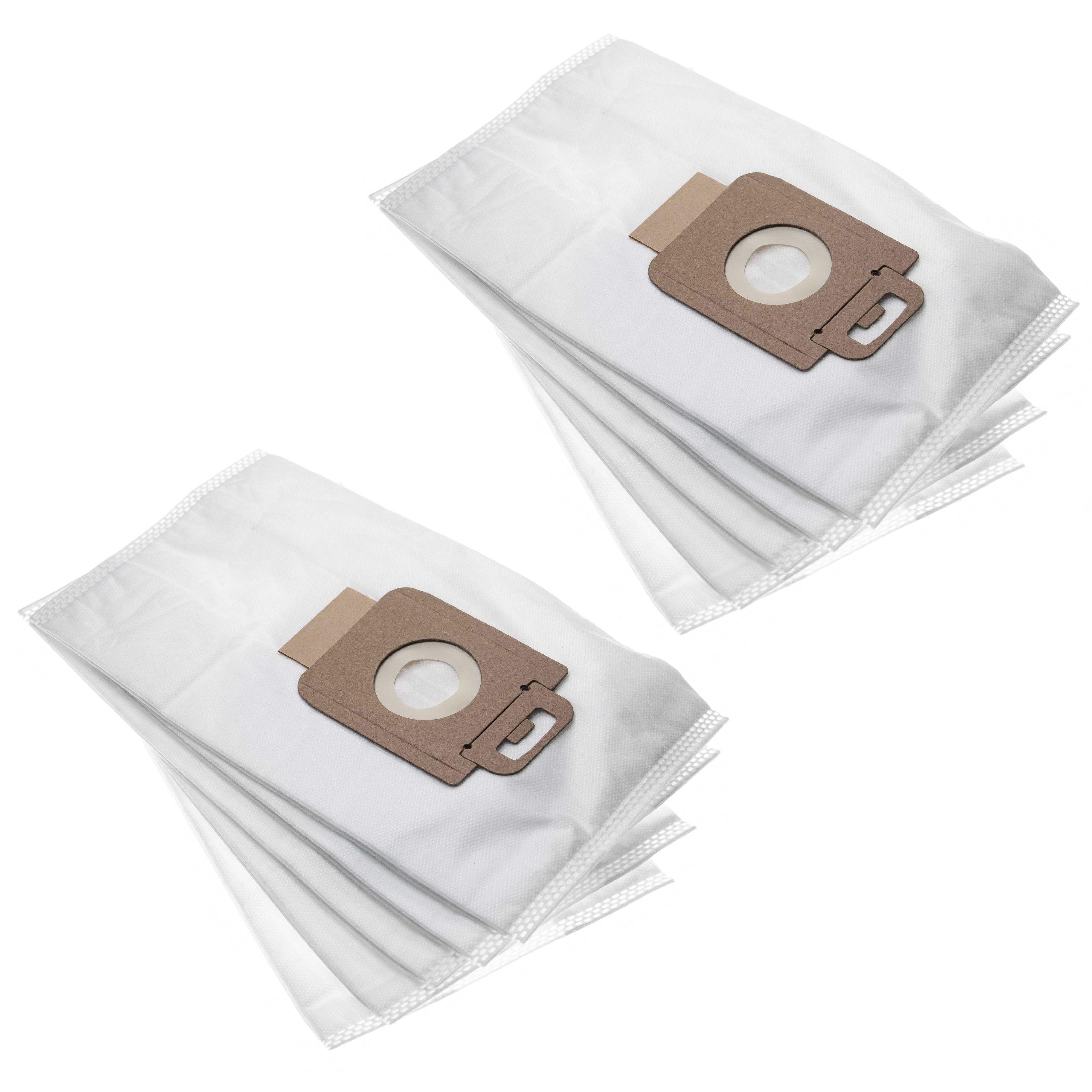 10x Sacos para Aspirador compatíveis com Nilfisk 107407639, 128389187 para Aspiradores Philips - microfleece