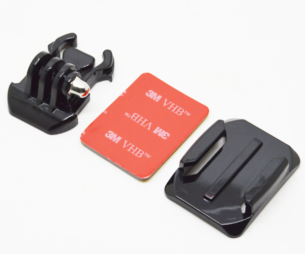 Kit de Montagem Auto-Adesivo para Câmaras de Ação Garmin, GoPro e Compatíveis